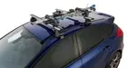 RhinoRack 572 Universal Pair of Black Locking Rubber Grip Ski/Snowboard Carriers