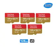 Sandisk 128GB Extreme MicroSD Memory Card GoPro MAX HERO9 HERO8 HERO7 Black (5)