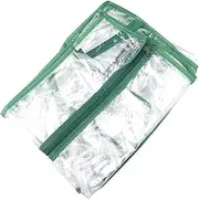 UWIOFF 4-Tier Greenhouse Replacement Cover Clear PVC Greenhouse Replacement Cover with Roll-Up Zipper Door - 27" L x 19" W x 61" H (Cover ONLY)