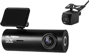 UL-tech 4K Dash Camera Front and Rear Dash Cam DVR WiFi Free Hardwire 64GB Card