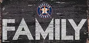 MLB Houston Astros Unisex Houston Astros Family Sign, Team Color, 6 x 12