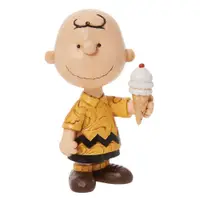 在飛比找蝦皮商城優惠-Enesco精品雕塑 Snoopy 查理布朗拿冰淇淋迷你居家