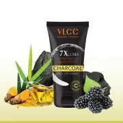 VLCC 7X Ultra Whitening and Brightening Charcoal Peel Off Mask, 100g Free Ship