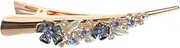 FOMIYES Elegant Flower Design Alligator Hair Clip for Women Rhinestone Accented Barrettes for Fine Hair for All Occasions Durable Construction