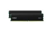 Crucial Pro 32GB (2x16GB) DDR4 UDIMM 3200MHz CL22 Black Heat Spreaders Support Intel XMP AMD Ryzen for Desktop PC Gaming Memory CP2K16G4DFRA32A