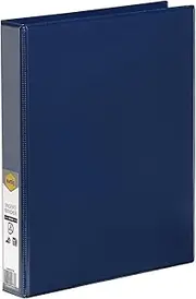 Marbig 5402001B Insert Binder Clearview A4 25mm 2D Blue