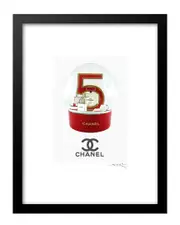 Fairchild Paris Chanel No5 Snow Globe Wall Art