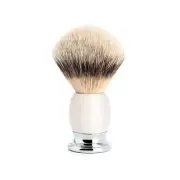 MÜHLE Sophist Porcelain Chrome Silvertip Badger Shaving Brush
