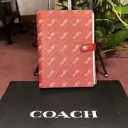 NEW Coach Notebook-Horse & Carriage in red.