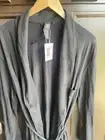 Savage x Fenty Tagged Savage Short Robe Black Size Medium NWT