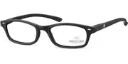 Square Full Rim Plastic Men's Glasses Black Size +1.00 - Lenses Included - Private Health Rebate - Blue Light Block Available - SmartBuy Readers