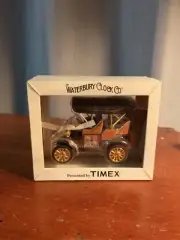 Waterbury Clock Co. by Timex Clock Inside Antique Car NIB Sealed