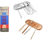 3 Piece Set Tongue Scrapers with Storage/Travel Case