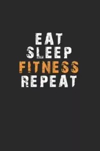 在飛比找博客來優惠-Eat Sleep Fitness Repeat Noteb