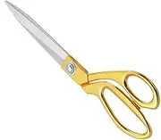 10.5'' Dressmaking Scissor Gold Sewing Cut Craft Fabric Cutter Tailor Shear Upholstery Tool Textile Leather zhengpingpai (Color : Gold)