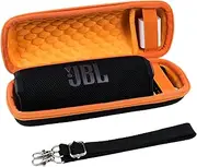 YIIWAY Hard Case Compatible with JBL Flip 7 / Flip 6 Portable Bluetooth Speaker, Protective Case Carry Bag, Bag Only - Black YC80020