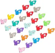 JOINPAYA Math Skills Development Set of Wooden Stacking Blocks Rabbit Shape for Boys and Girls