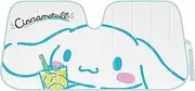 Cinnamoroll Car Windshield Sun Shade, Official Sanrio Accordion Style Sunshade for Car Window, Cute Kawaii Car Sun Shade Windshield, Cinnamoroll Car Accessories for Women ﻿(Lemon Chill)