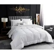 ultra warm winter weight down alternative quilt doona 800gsm queen