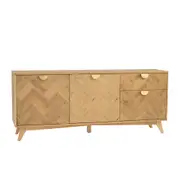 Modern Furniture LOFTUS Sideboard Buffet 180cm - Oak