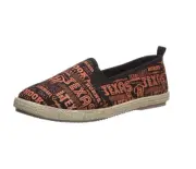 FOCO NCAA Women's Texas Longhorns Espadrille Canvas Slip On Shoe