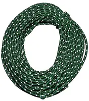 RR-04-50 Reflective Nylon Cord, Woven for High Strength, 50 Feet, Green