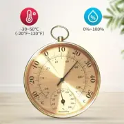 2 In 1 Thermometer Hygrometer -30-50°C/+20~120°F Metal Shell Humidity Temperatur