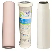 Reverse Osmosis Water RO High Volume Carbon Filters + DI Filter RODI PRO-4-DJ