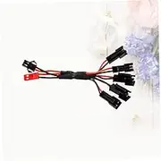 JOINPAYA 2p Male Female Connector Battery Adapter Cable Short Multi Charging Cord