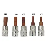 5PCS 1/4 Inch Screwdriver Bit Socket Set Hex Screw Driver Bits Tools H3-H7