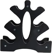 FOYTOKI 3-tier Dumbbell Holder Stand Space-saving Gym Equipment Storage for Dumbbells