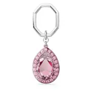 Swarovski Crystal Key Ring, Pear Cut, Pink 5666646