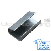 HEAVY DUTY 12mm SEMI OPEN METAL HAND PALLET STRAPPING BANDING SEALS CLIPS 24HRS