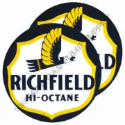 Pair of Richfield Hi Octane 12" Vinyl Decals (DC170)