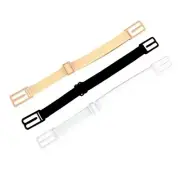 Bra Strap Clips Hide Conceal Straps Racer Back Black White Beige Set of 3