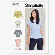 ChicStitch Misses' Top Kit - S9470, Sizes 14-22, Multicolor