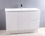 Bathroom Vanity with Ceramic Top 750mm Moisture Resistant Cabinet ECT ROXIO750
