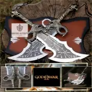 Kartos Blade of Chaos,God of War Twin blades with Chains Gold Edition Replica
