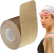 Sport Tape Kinesiology,1 Roll Sports Tape Precut Strips | Muscle Support, Shoulder Recovery Accessories, Knee Braces, Ankle Protector, Relaxer Patch for Athletes