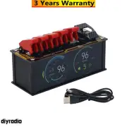 Red USB Switch High Quality USB Hub Built-in RGB Light Support Bluetooth Desktop