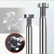Inlaid Alloy End Mill Cutter T Slot Single Flute CNC Milling φ16 - φ32 Metal Alu