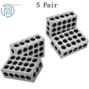 5 Pair 1-2-3 Blocks 23 Holes Ultra Precision .0002" Machinist 123 Jig