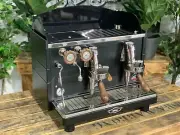 WEGA MININOVA CLASSIC 2 GROUP BRAND NEW BLACK & TIMBER ESPRESSO COFFEE MACHINE