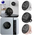 LED Digital Timer Alarm Clock Magnetic Countdown Stopwatch Kitchen Cooking Tool