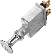 Modified Pull Switch Chain LED Push Button Switches Switch Panel for Truck Ignition Switch for Pull Push Switch Heavy Duty Tractor Switch Automatic Copper Silver