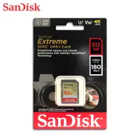 在飛比找Yahoo!奇摩拍賣優惠-SANDISK 512GB V30 Extreme SD U