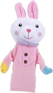 ERINGOGO Adorable Rabbit Hand Puppet for Soft Animal Design for Interactive Play Puppet Show Theater Material Encourages Imagination Creativity