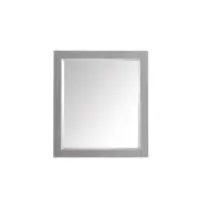 Avanity 14000-M28 Grey 28" Framed, Wall Mounted Beveled Glass Mirror