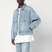 [Fear of God] Light blue denim Trucker jacket L Light blue