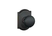 Plymouth Knob with Camelot Rose Passage Lock with 16080 Latch and 10027 Strike A